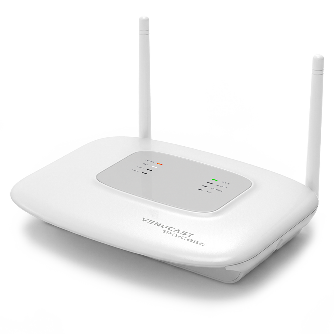 NetCast Network-managed Auracast audio distribution system for theaters, churches, campuses and large venues. Supports Web UI control, mobile APP management, PoE deployment, dual broadcast channels and professional audio inputs.