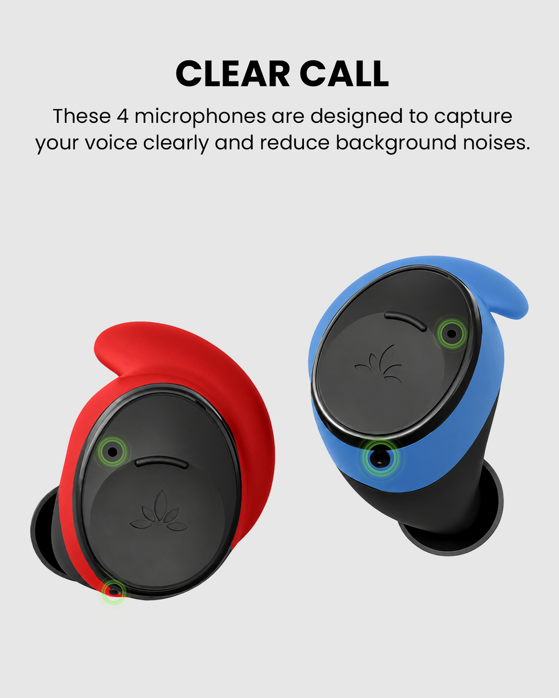 FitLock Aura sports earbuds with four microphones for clearer calls