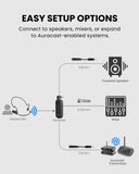 FreeMic W Wireless Headset & Handheld Microphone System for teaching and small events compatible with 3.5mm speakers, mixers, and Auracast transmitters. Easy setup for classrooms, and presentations.