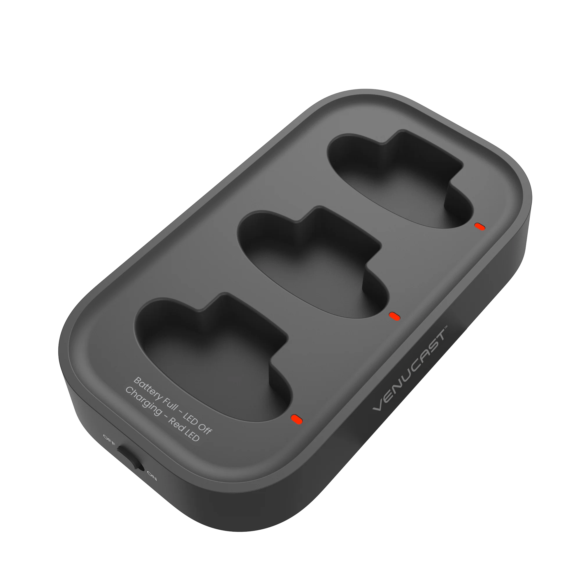 Charging Dock for AuraPlex M3 Receivers 5x3'' for auraclip receivers for Group Listening in Churches, Conferences, and Public Venues