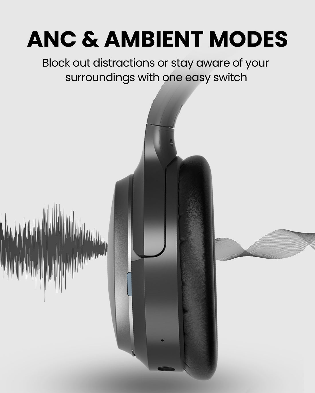 Eon Aura T active noise cancellation and ambient listening modes