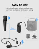 FreeMic Duo Wireless Headset & Handheld Microphone System for churches and small events, easy to use with simple power-on operation.