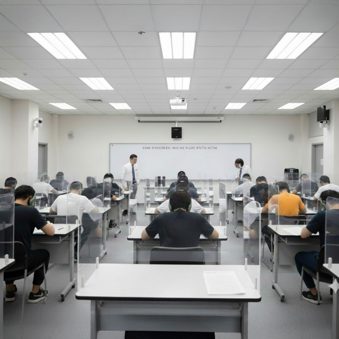 R500 headphones for conferences, courtrooms, confidential meetings, and exam environments, delivering clear and focused audio.