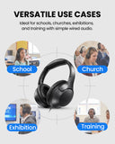 10-Pack Wired Over-Ear Headphones