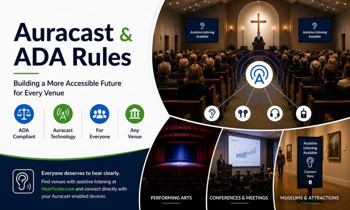 How Auracast Is Reshaping Assistive Listening Under the ADA