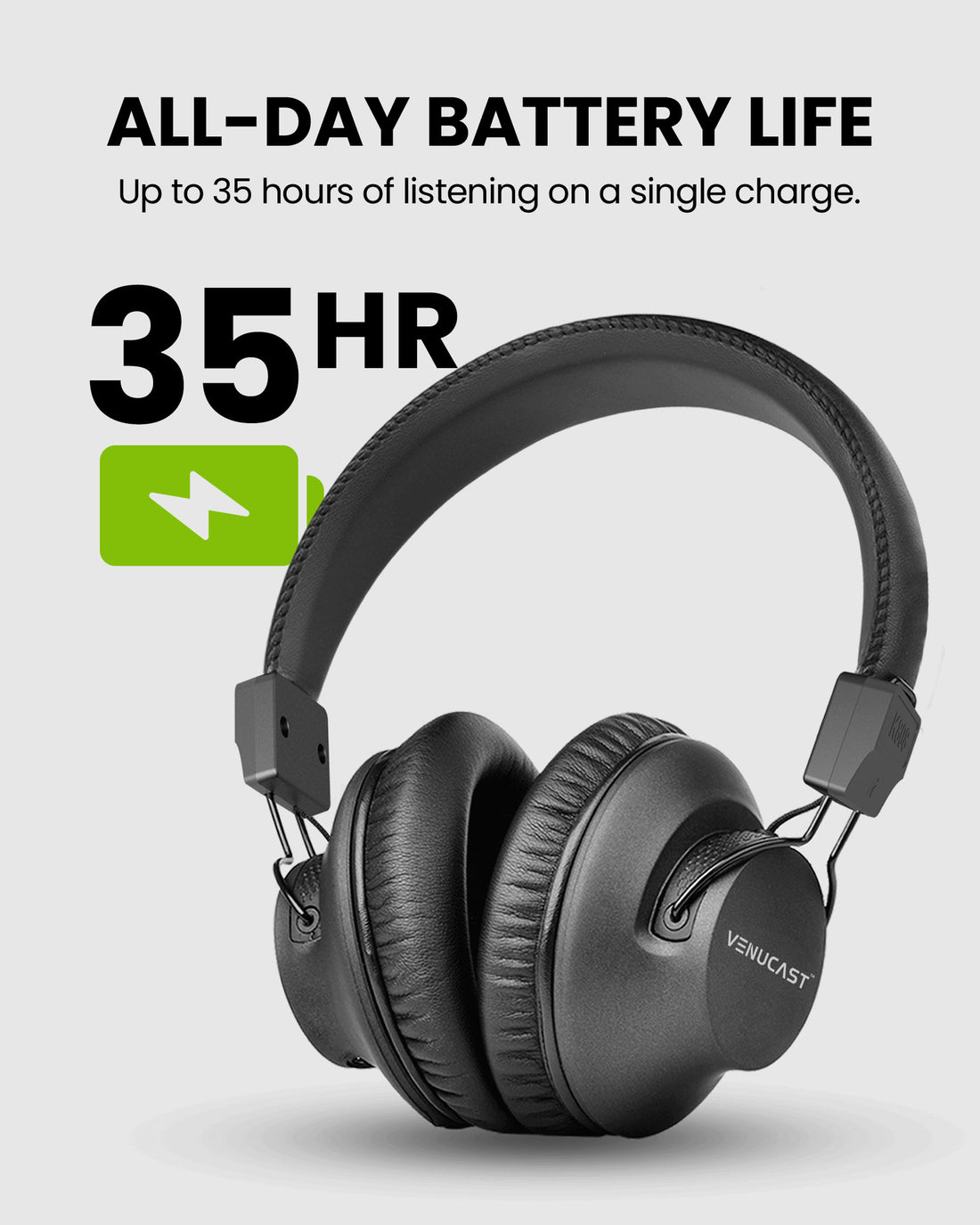 Lite Aura Auracast headphones with up to 35 hours of battery life