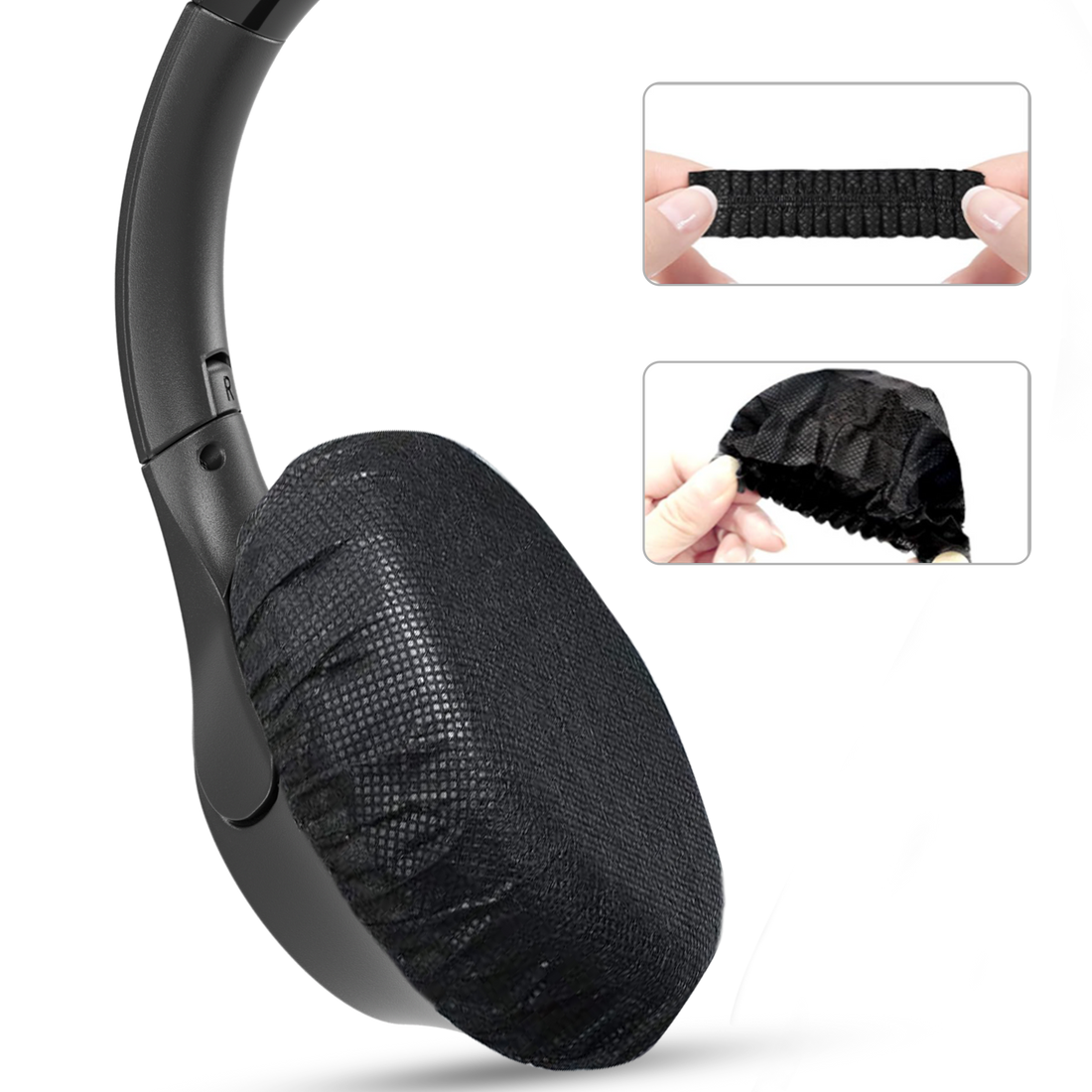 Disposable Stretchable Over-ear Headphones Ear Pad Covers