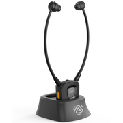 Auraband Auracast Wireless Earbuds for Church & Assistive Listening, L/R Balance Volume Control, Wireless Headphones for Seniors & Hard of Hearing Users, Charging Dock Included