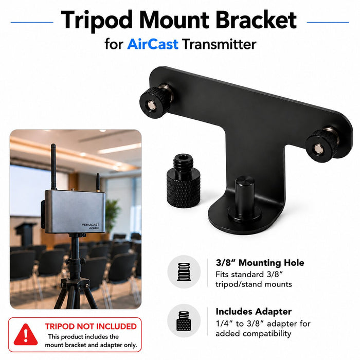 Tripod Mount Bracket for AirCast Transmitter