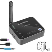 Audikast 4HA Auracast TV Transmitter Optimized for Auracast hearing aids, compatible with via optical or AUX connection