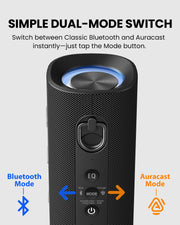 Harmony A1 Multi-Room LE Audio Auracast Venue Speaker System for home and events with dual-mode Bluetooth and Auracast streaming.