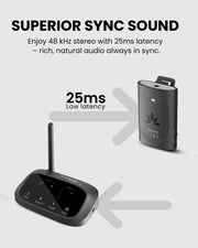 AudiPlex M3 Assistive Listening Devices  for Church, Classroom with clear voice, 48 kHz digital audio, 25 ms low latency.