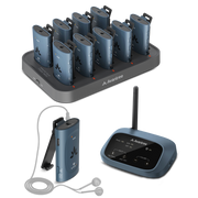 AuraPlex MX Auracast Assistive Listening System 1 TX & 10 RX
