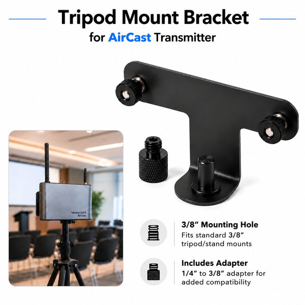 Tripod Mount Bracket for AirCast Transmitter