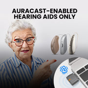 C82 Aura USB-C Transmitter for Auracast Hearing Aids & Group Listening for smartphones, tablets, laptops, Macs, and PCs compatible with Auracast-enabled hearing aids only