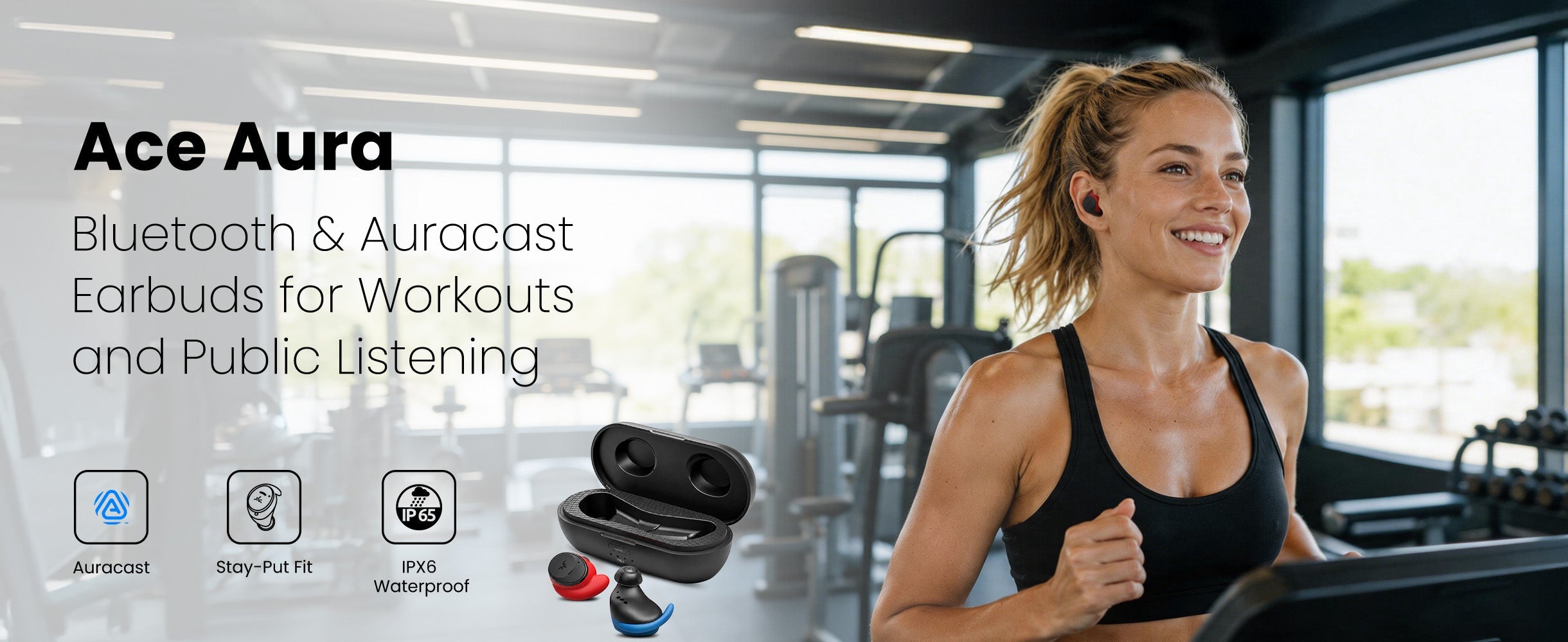 Ace Aura Auracast earbuds banner