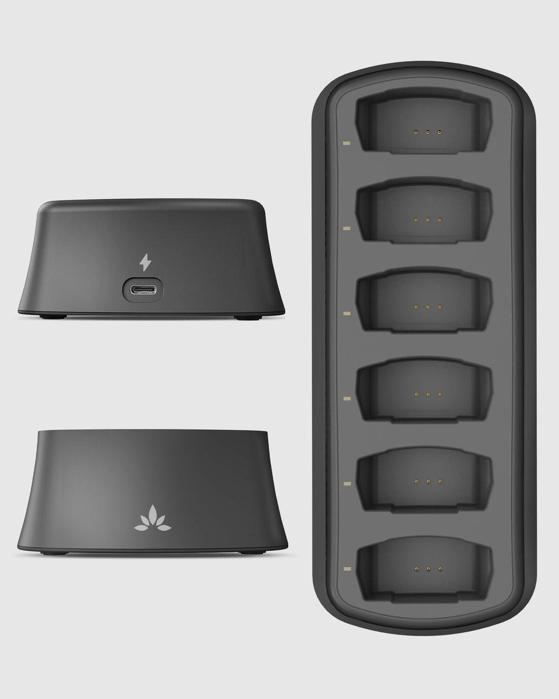 AuraCoil AuraBand HearCoil 6 Slot Dock Receiver base