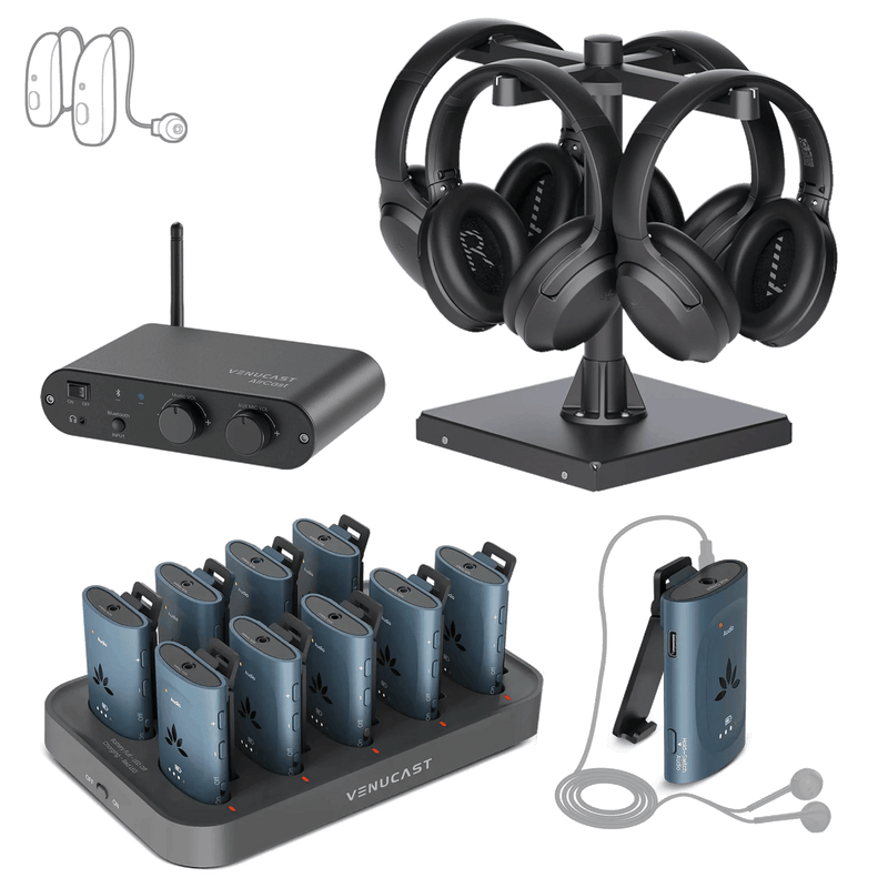 AuraPlex Pro X14 complete Auracast assistive listening system