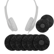 Disposable Stretchable Headphone Ear Covers Soft Breathable Fabric, Fits Large 7.5 cm Ear Pads, 50 Pairs