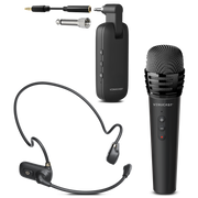 FreeMic Duo Wireless Headset & Handheld Microphone System for Powered Speakers, Mixer, & Venucast Transmitters for Teaching, and Small Events. Suppports 3.5mm and 6.35mm .