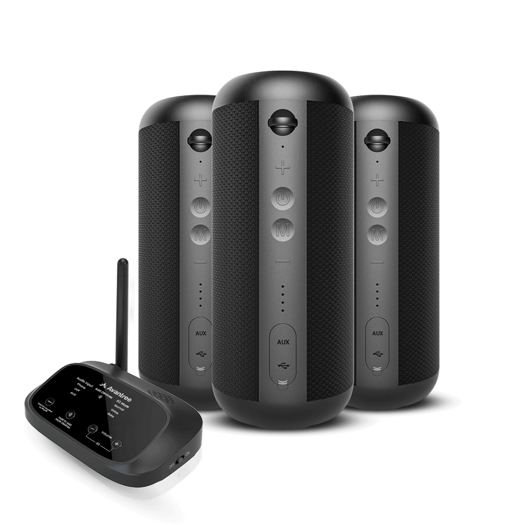 Harmony 2 Multi-Room Wireless Venue Speaker System for Home & Events, synchronized playback with under 30 ms latency, across all speakers.