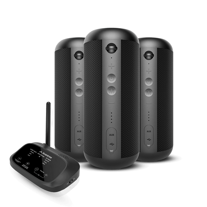 Harmony 2 Multi-Room Wireless Venue Speaker System for Home & Events, synchronized playback with under 30 ms latency, across all speakers.