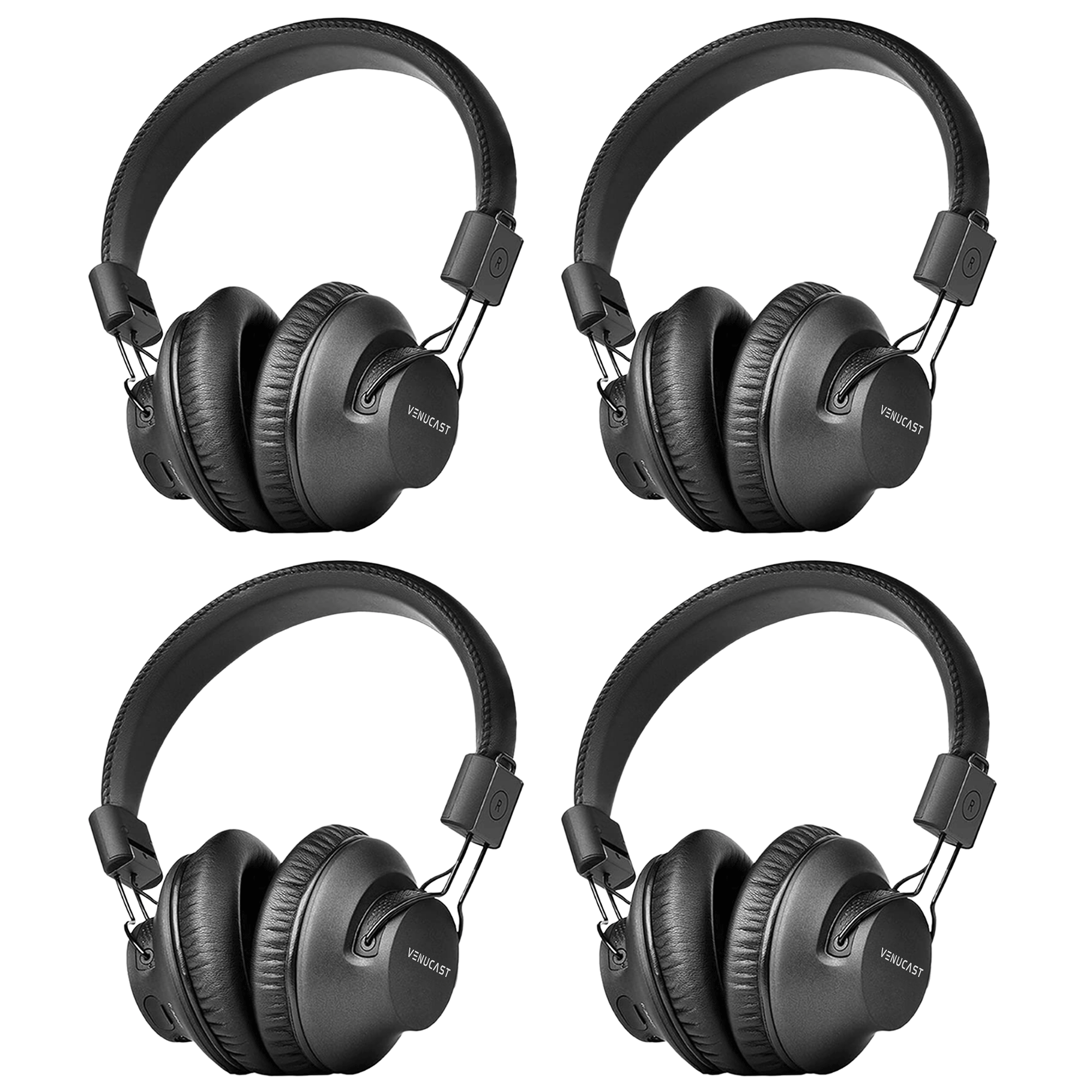 LitePlex 4
4 pack Auracast Headphones for Churches, Classrooms & meetings
