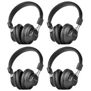 LitePlex 4 4 pack Auracast Headphones for Churches, Classrooms & meetings
