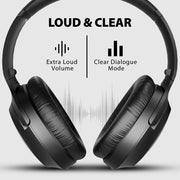 Aria Aura Auracast Headphones for Public Spaces with extra loud  volume and clear dialogue TV listening.