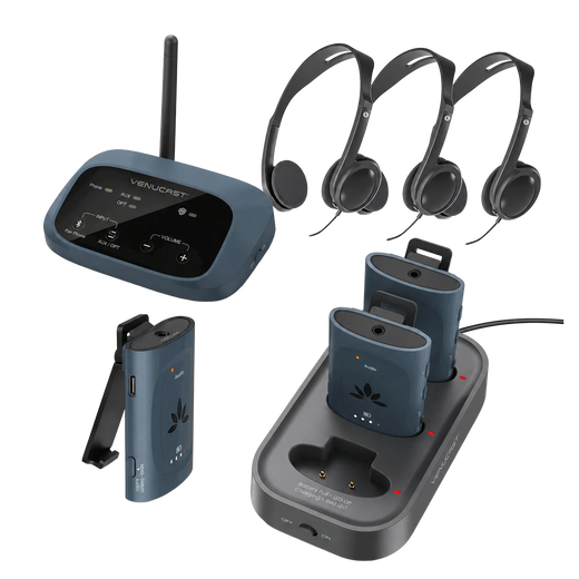 AuraPlex M3 w/ Wired On-Ear Headphones