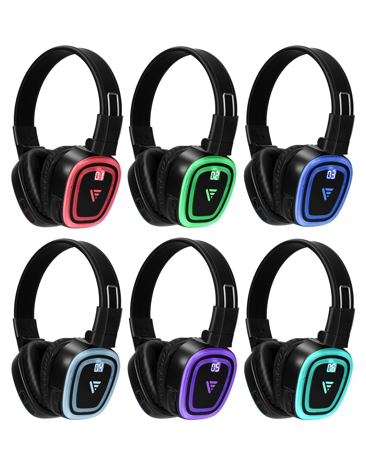 6-Pack V-UT90 Headphones