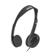 Wired on-ear headphones with 3.5mm jack  for churches, tours, events, and shared environments, and personal istening.