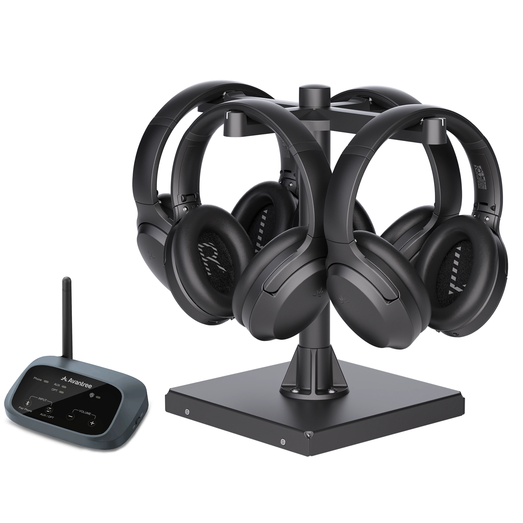 AuraPlex H4 Pro Auracast Group (4 Aria Aura) Listening Kit for Churches, Theaters, Classrooms & Meetings