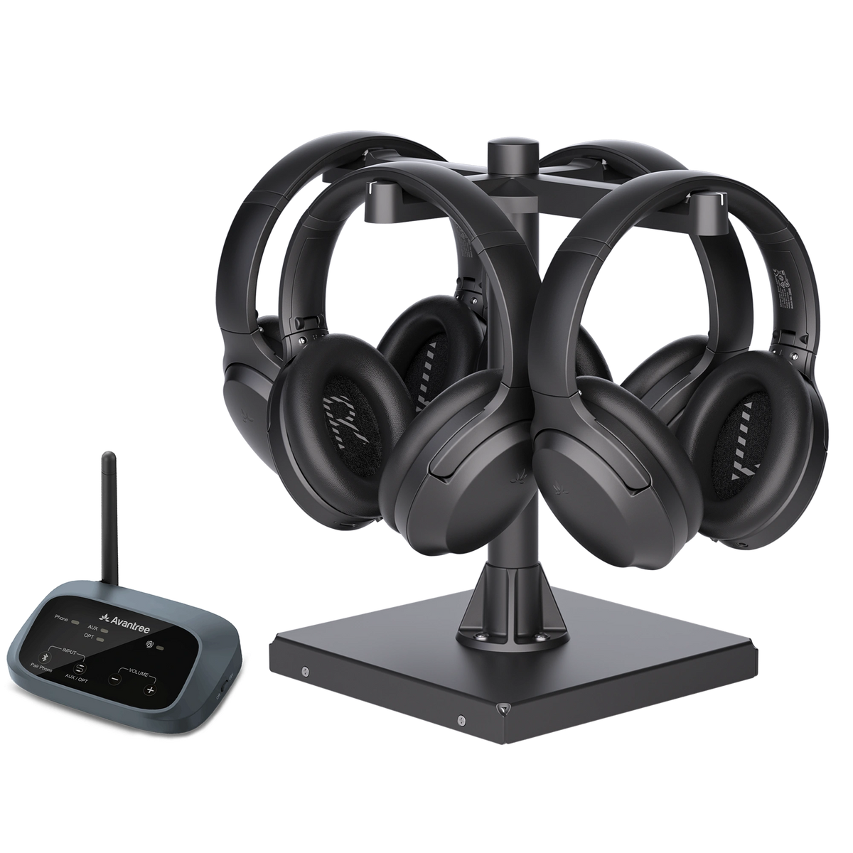 AuraPlex H4 Pro Auracast Group (4 Aria Aura) Listening Kit for Churches, Theaters, Classrooms & Meetings