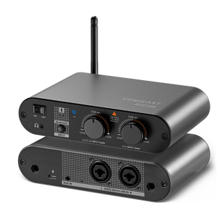 AirCast Professional Auracast transmitter for churches, theaters, stadiums, museums, and other venues—works with mixers, PA systems, microphones, and other audio sources.