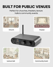 53901 Auracast Assistive Listening System for Churches, Theater, Lecture Hall, and Community Events 