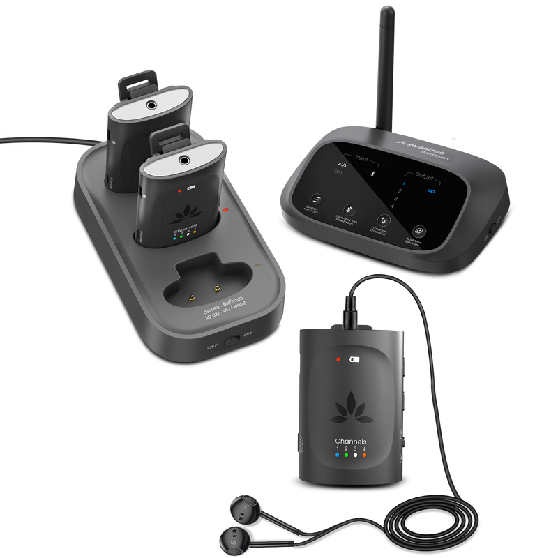 Audiplex M3 Multi-Channel Devices for Churches and Classrooms, up to 328ft range for venues serving 300 people.