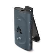 AuraClip An Auracast receiver for public and personal listening. Compatible Auracast transmitters across brands and turns wired headphones or neckloops into an Auracast listening device.