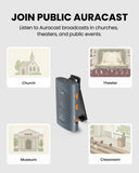 AuraClip  Auracast receiver for Church and personal listening  Public venue broadcasts ready (churches, theaters, classrooms)
