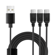 3-in-1 60CM USB to Type C charging cable
