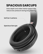 Eon Aura spacious over-ear design for comfortable extended listening