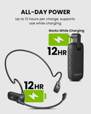 All-day power for the FreeMic Classroom 3 Kit