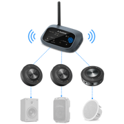 Harmony A3 Auracast Bluetooth 5.4 Transmitter/Receiver Set. Sends one audio source to 3 receivers with 328ft Range