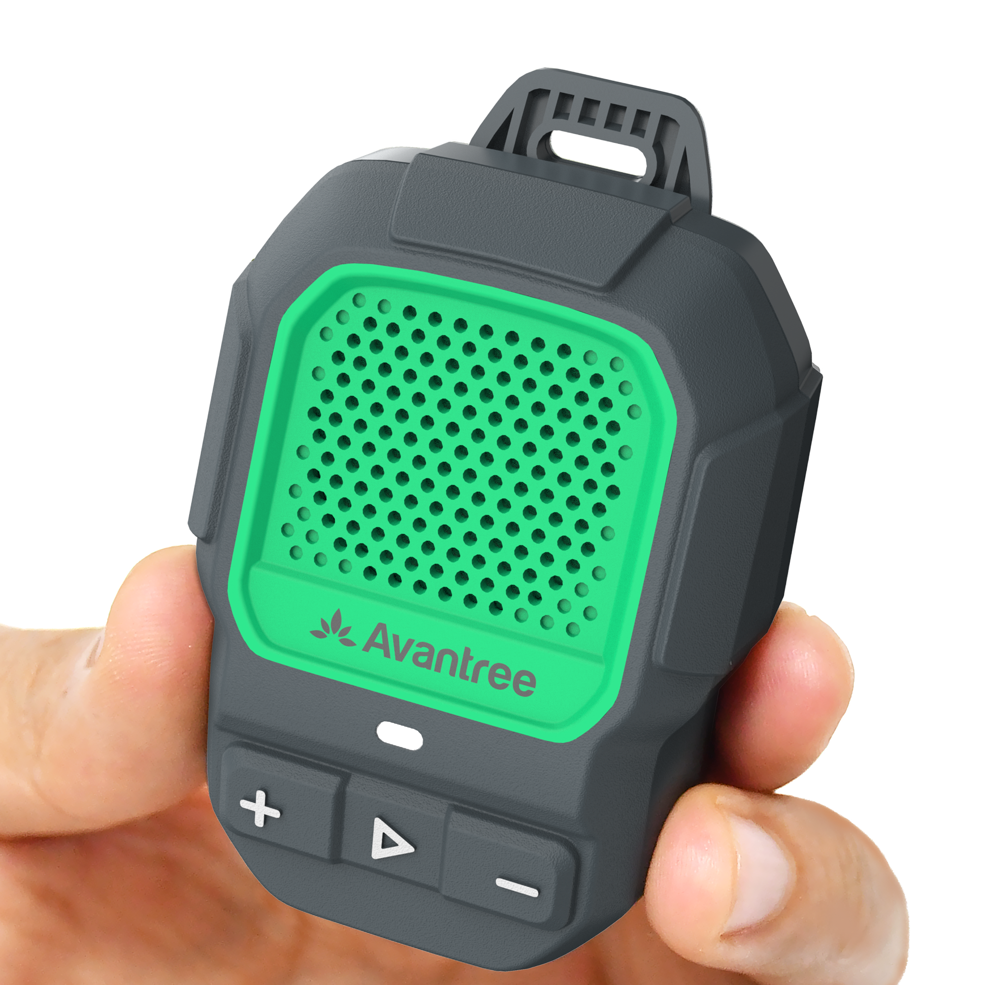 ShareCast Solo
Clip-On Auracast Speaker with Next-Gen Bluetooth 5.4 LE Audio  with Independent Volume Control