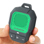 ShareCast Solo Clip-On Auracast Wearable Speaker, compact Bluetooth speaker for music, hands-free calls, and Auracast group listening.