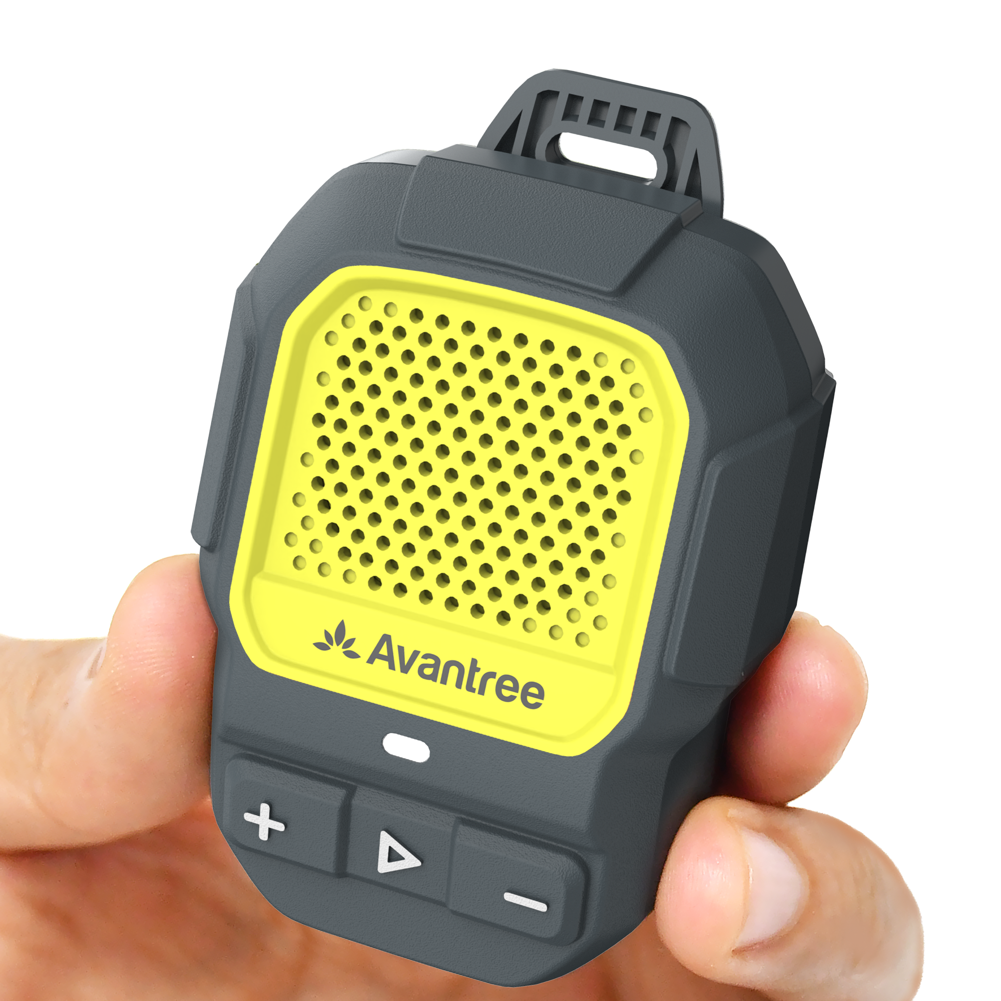 ShareCast Solo
Clip-On Auracast Speaker with Next-Gen Bluetooth 5.4 LE Audio  with Independent Volume Control