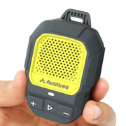 ShareCast Solo Clip-On Auracast Wearable Speaker, compact Bluetooth speaker for music, hands-free calls, and Auracast group listening.