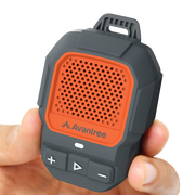ShareCast Solo Clip-On Auracast Wearable Speaker, compact Bluetooth speaker for music, hands-free calls, and Auracast group listening.