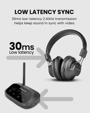 Shift Pro Multi-Channel Audio System for Schools and Shared Spaces, 20ms low-latency 2.4GHz wireless transmission.