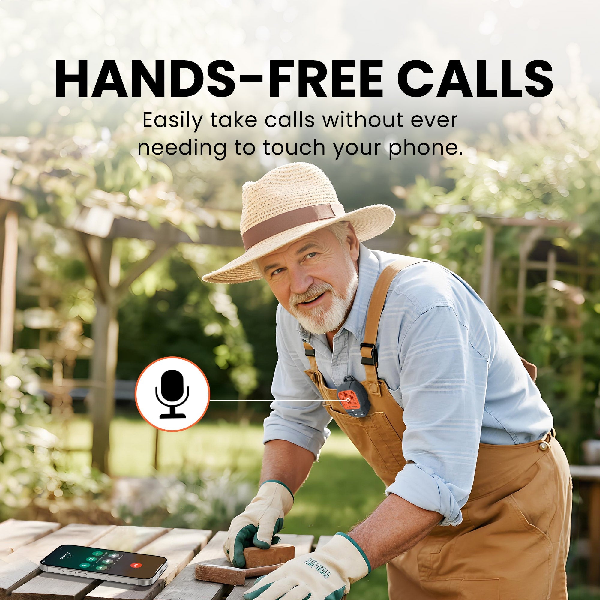 ShareCast Solo
Auracast wireless speaker 
Hands-free speaker for phone calls . 
Take calls without need to touch your phone 
